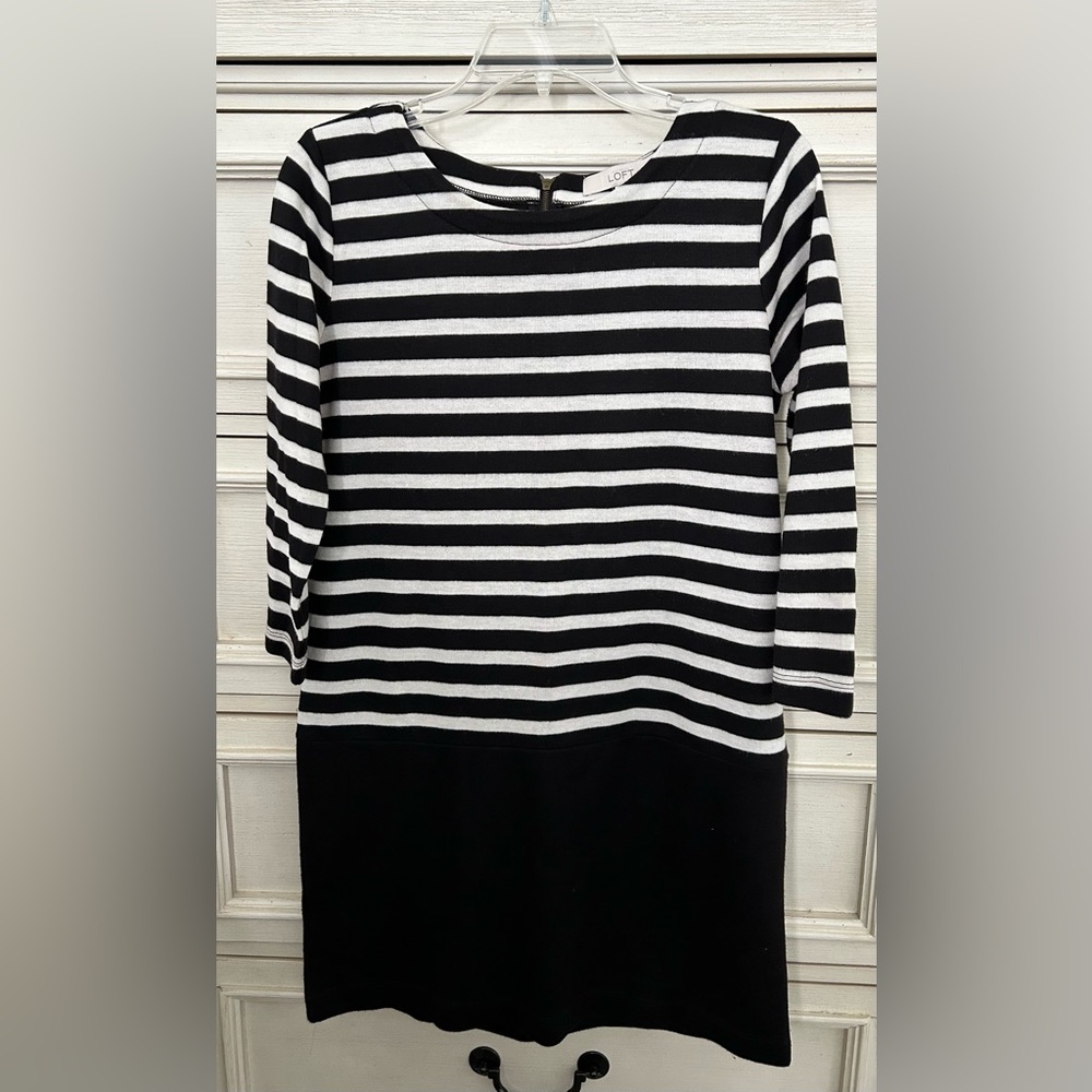 Striped dress from Loft